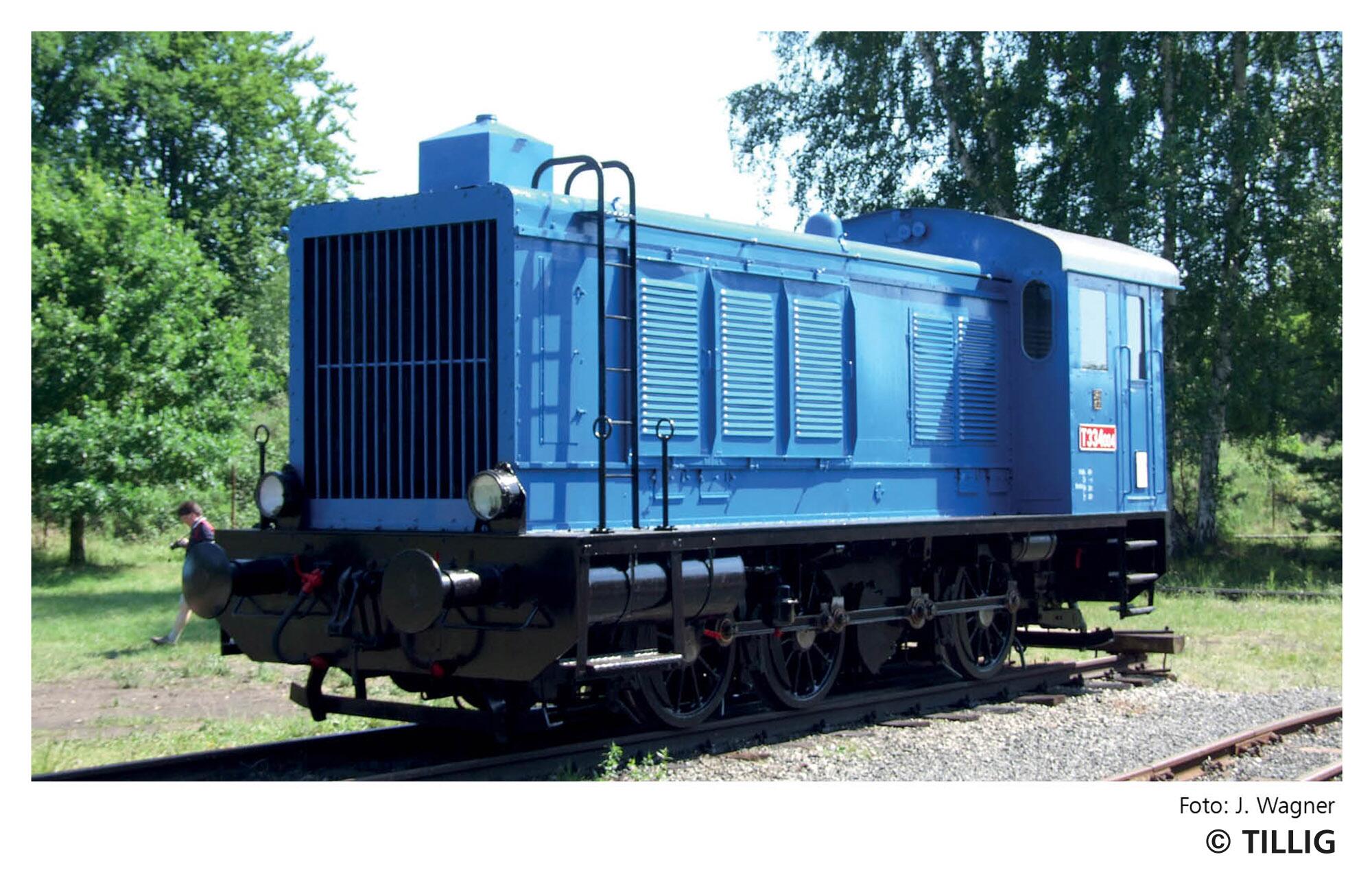 TILLIG 04648 Diesel locomotive Locomotive of the raimway museum Luzná