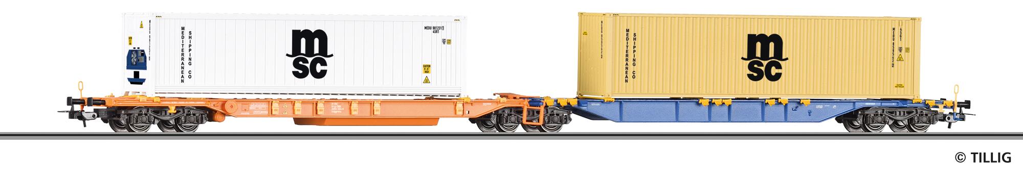 TILLIG 77071 Container car of the ÖBB