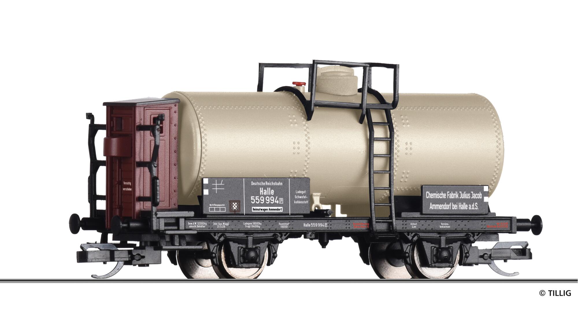 TILLIG 95876 Tank car of the DRG