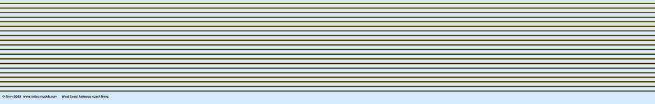 RAILTEC 4mm-3043 BR maroon coach lining