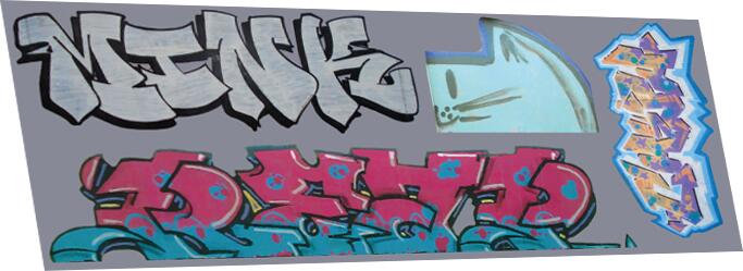 RAILTEC 7-8903 Graffiti: artistic C (suits larger wagons)
