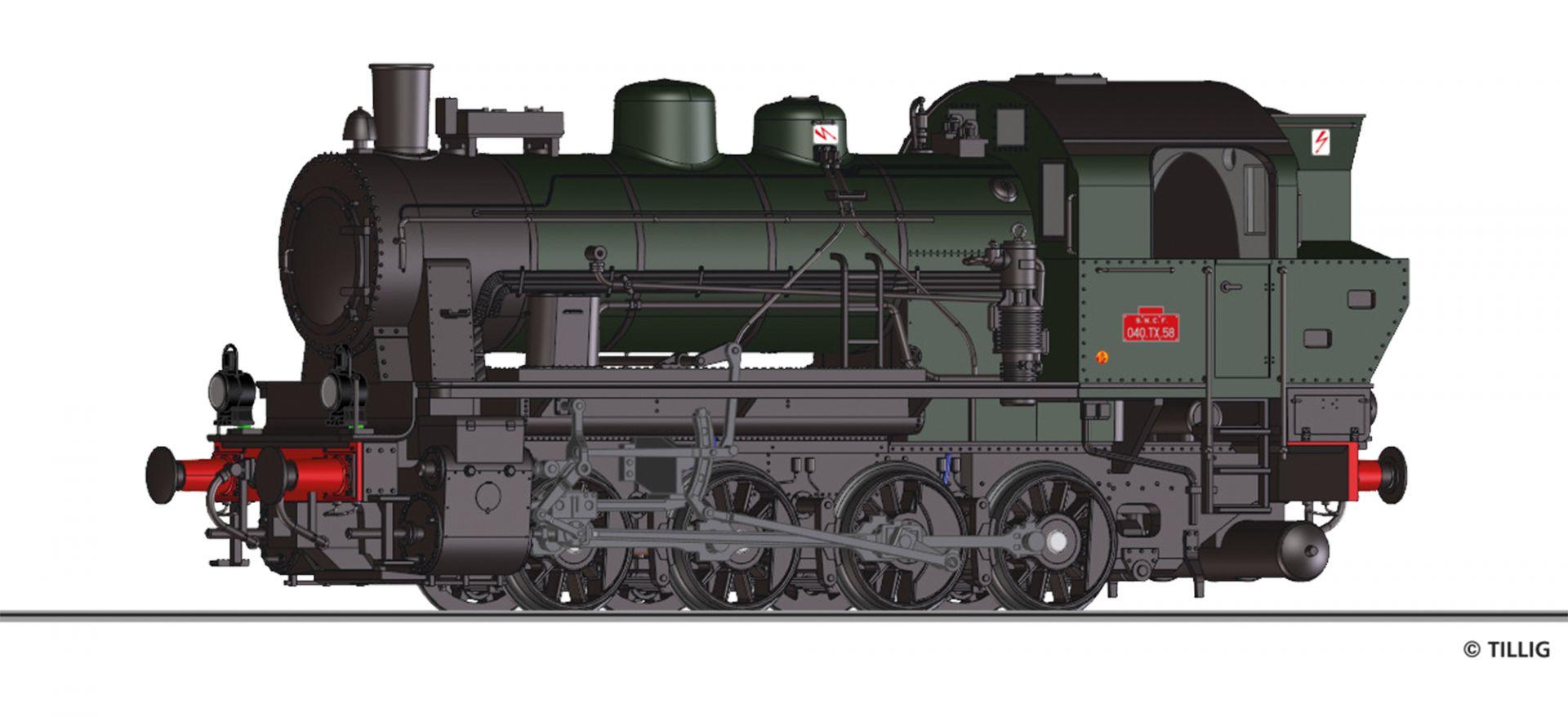 Tillig 72014 Steam locomotive series 040-TX of the SNCF