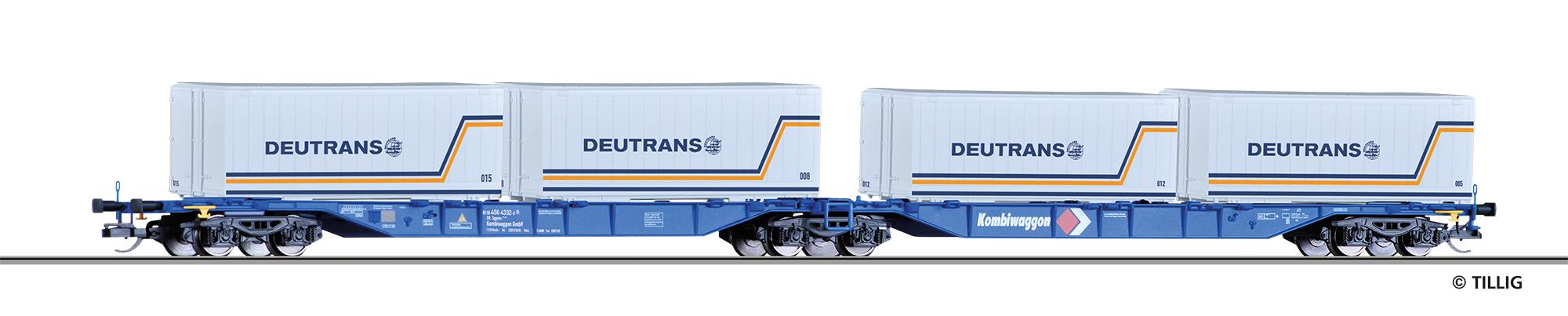 Tillig 18034 DR Container wagon