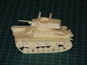 Die Waffenkammer FN001 Vickers 6 Ton Mk.E with 37mm Bofors Gun