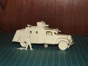 Die Waffenkammer FR004 Dodge Automitrailleuse “Tanake” - 1/56 resin model kit