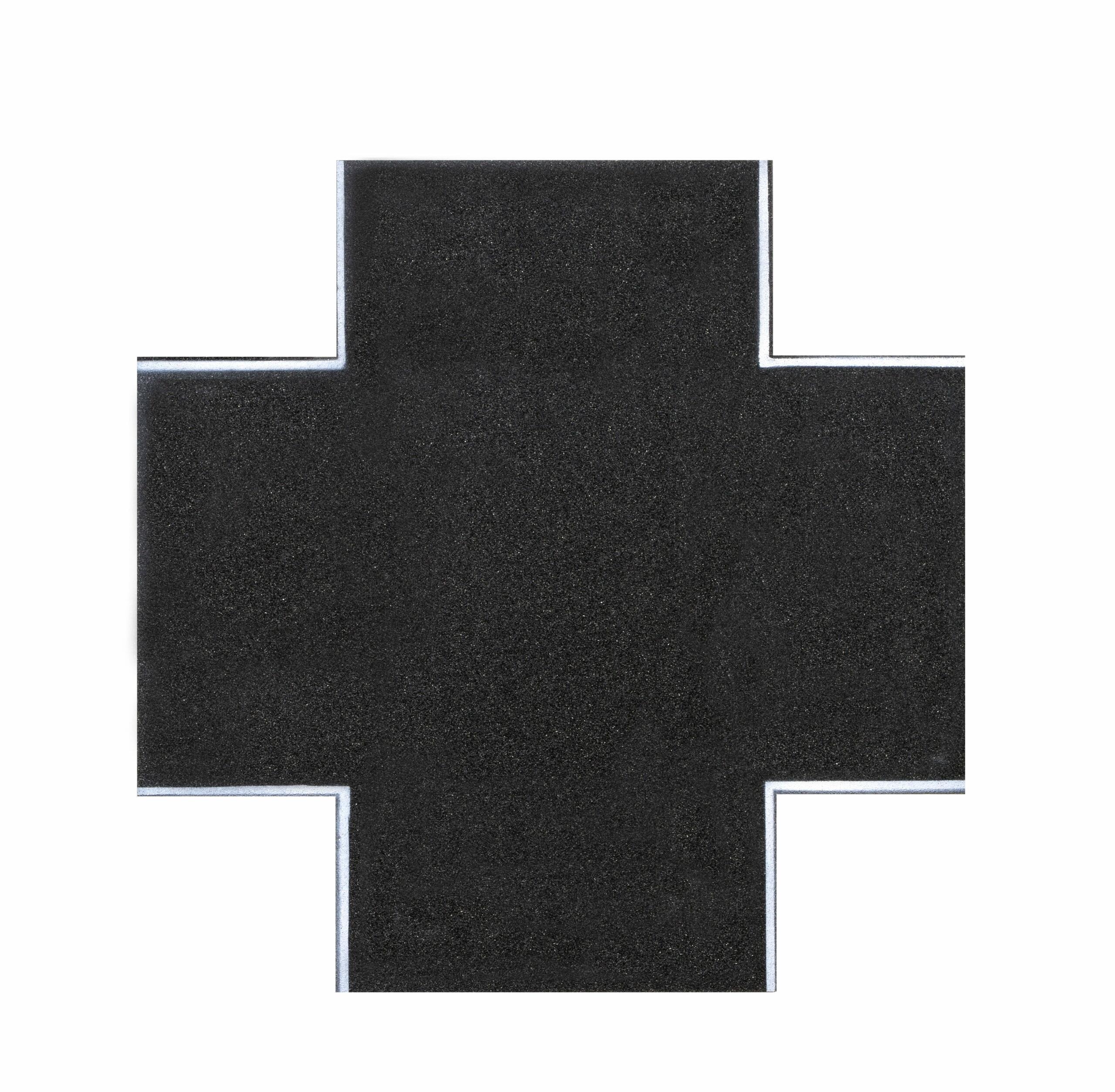 Vollmer 48292 H0 Street plate asphalt of Stone Art with groovefor magnetic tape, x-crossing