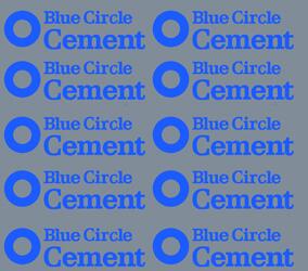 Railtec 4mm-8610 4mm Blue Circle Cement logos (suit PCAs etc)