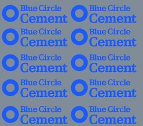 Railtec 4mm-8610 4mm Blue Circle Cement logos (suit PCAs etc)