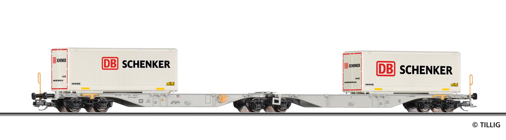 TILLIG 18076 Container car of the DB AG