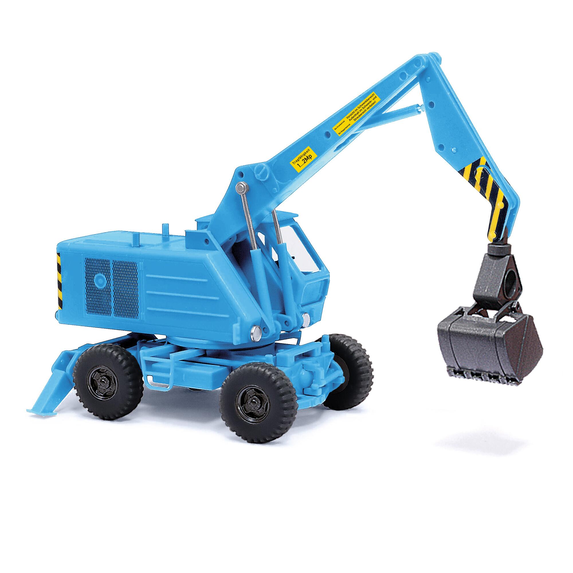 BUSCH 87400 Weimar Mobile Excavator, blue