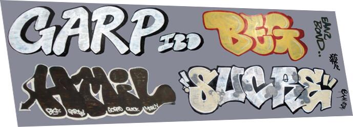 RAILTEC 7-8904 Graffiti: artistic D (suits larger wagons)