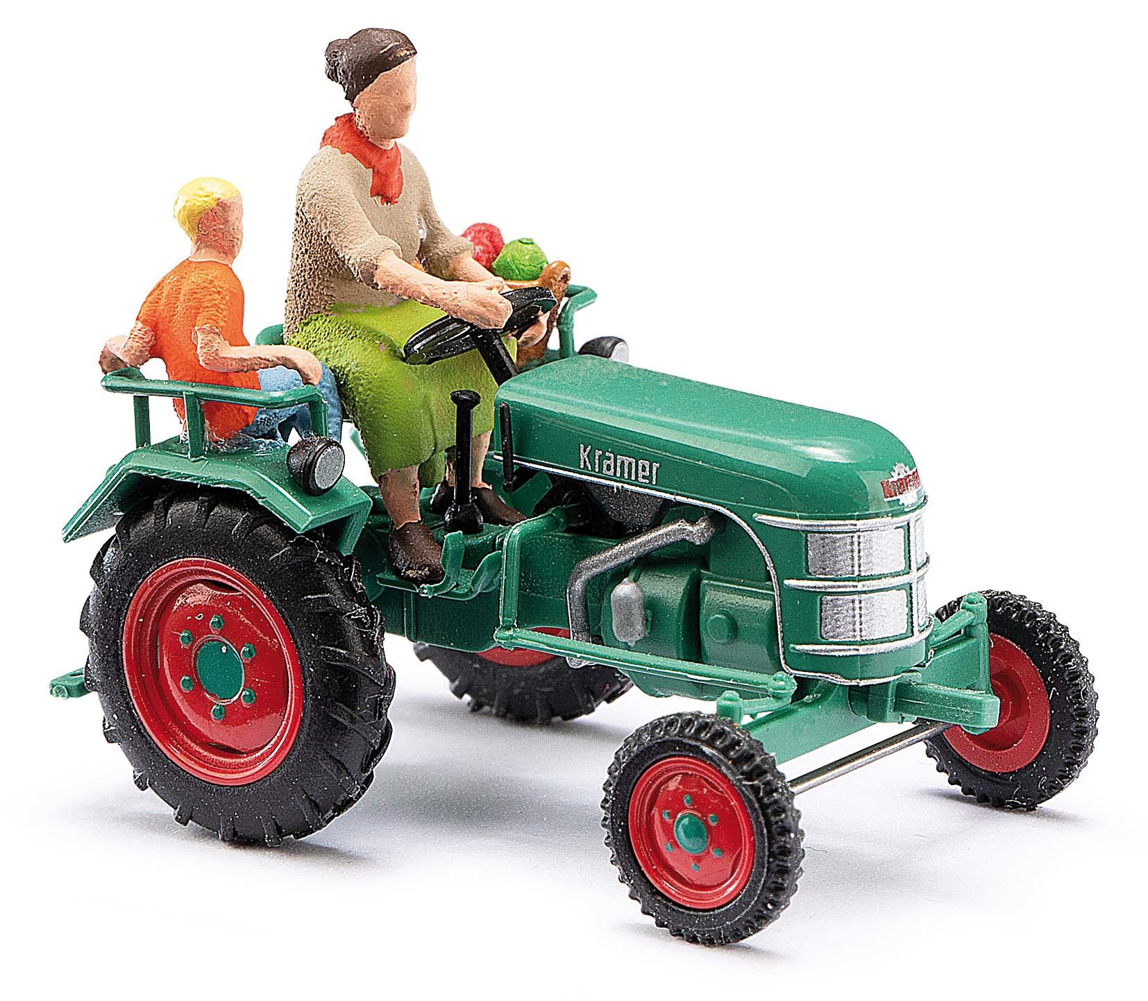 Busch 40071 Tractor Kramer KL11 with farmer and child