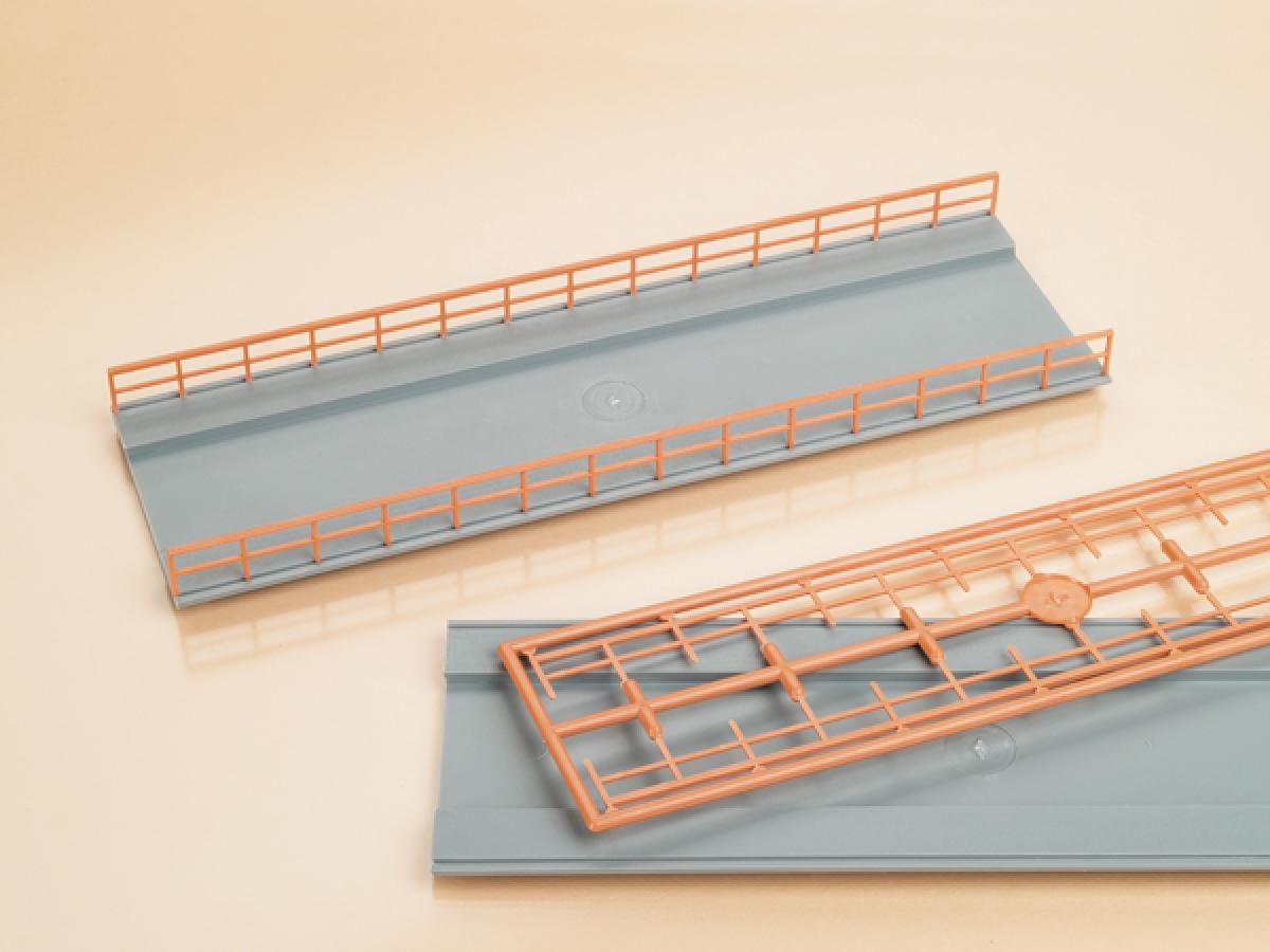 Auhagen 48596 Bridge decks with railings