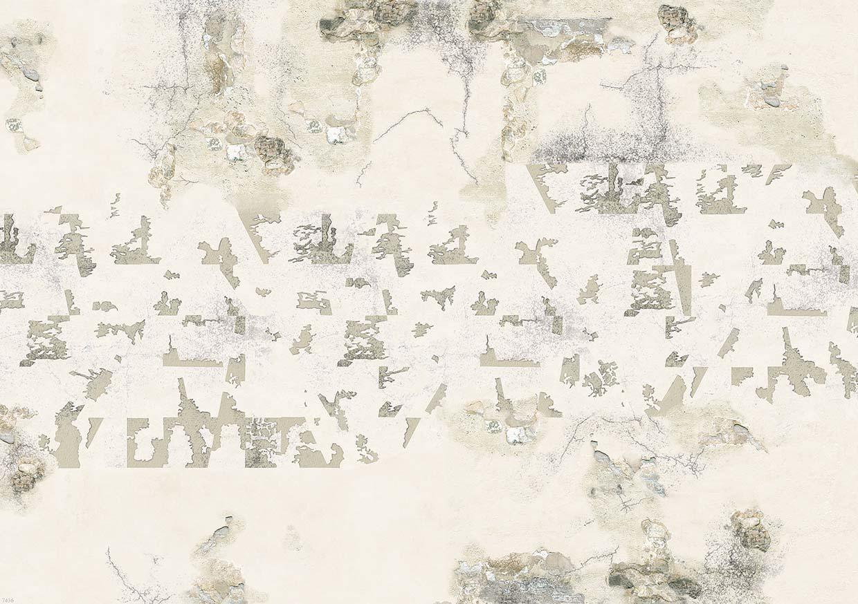 Busch 7436 2 Weathered plaster wall decorative sheets