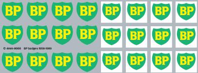 Railtec 4mm-8668 4mm BP motifs 1958-1989