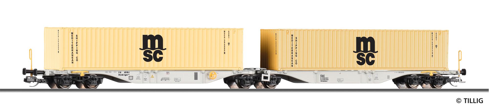 TILLIG 18077 Container car of the AAE