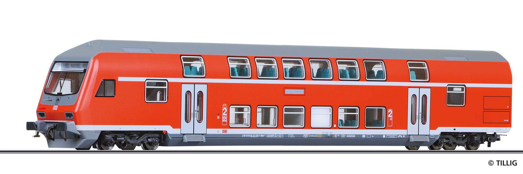 TILLIG 73777 Double-deck driving cab coach of the DB AG