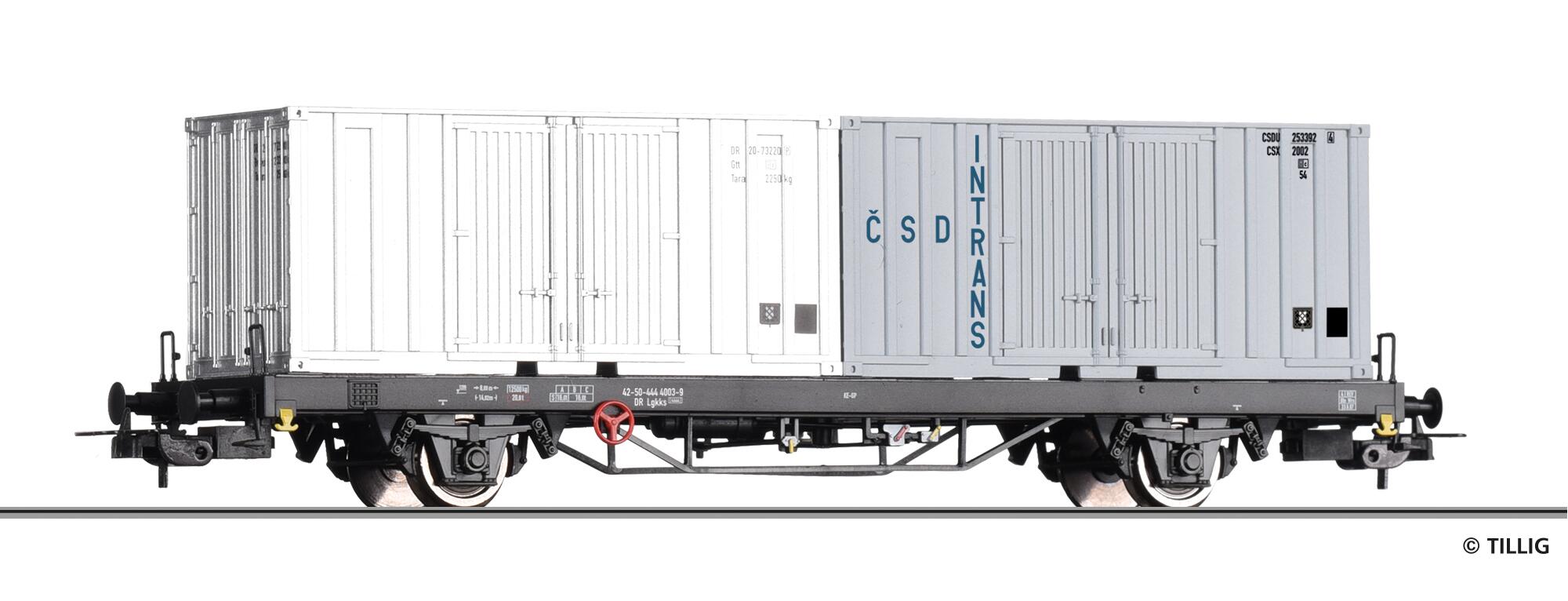TILLIG 77073 Container car of the DR