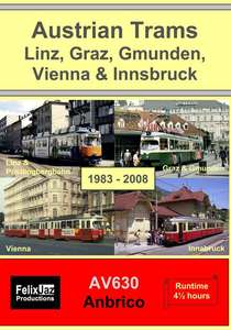 Austrian Trams--Linz-Graz-Gmunden-Vienna-Innsbruck--1983-2008