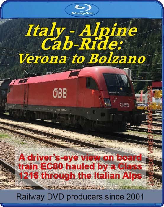 Italy - Alpine Cab-ride: Verona to Bolzano. Blu-ray