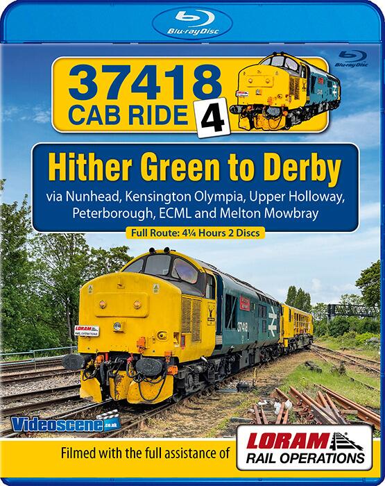 37418 Cab Ride 4 - Hither Green to Derby. Blu-ray