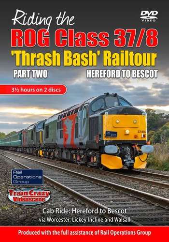 Riding the ROG Class 37-8 Thrash Bash Railtour - Part Two - Hereford to Bescot