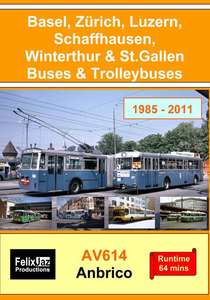 Basel, Zürich, Luzern, Schaffhausen, Winterthur and St Gallen Buses and Trolleybuses