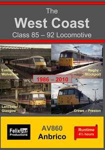 The West Coast Class 85 - 92 Locomotive 1986-2010 - 4 Disc Set