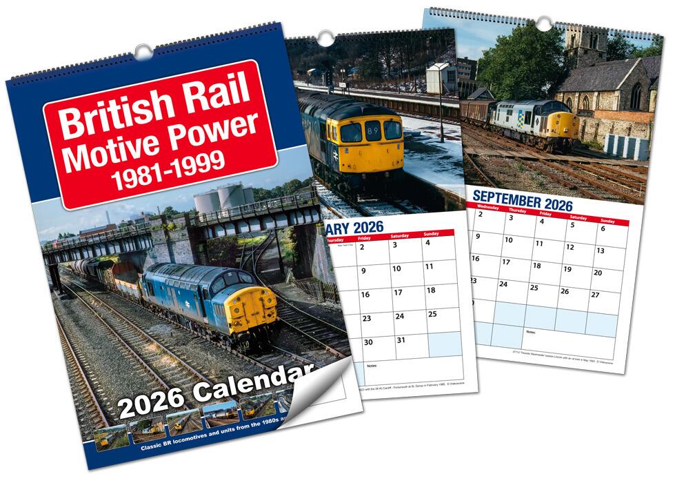 British Rail Motive Power 1981 1999 2026 Calendar