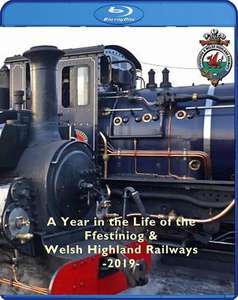 A Year in the Life of the Ffestiniog & Welsh Highland Railways 2019. Blu-ray
