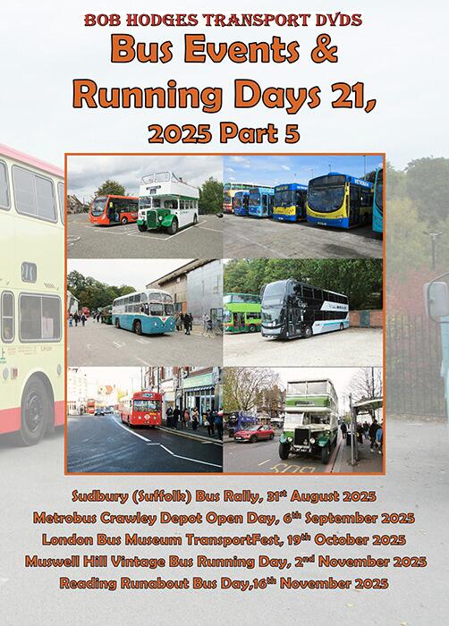 Bus Rally Calendar Bus Events & Running Days 21, 2025: Part 5