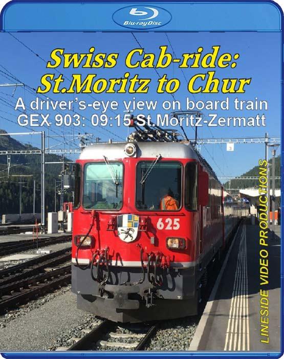 Swiss Cab-ride: St.Moritz to Chur 2019. Blu-ray