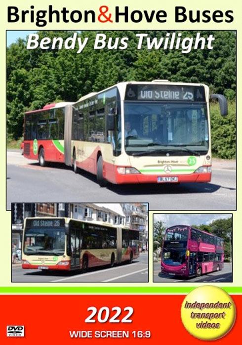 Brighton and Hove Buses 2022 - Bendy Bus Twilight