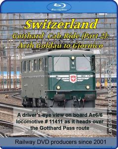 Switzerland Gotthard Route Cab Ride Part 2. Blu-ray
