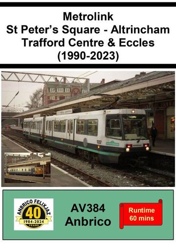 Metrolink St Peters Square Altrincham Trafford Centre and Eccles 1990 2023