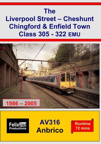 The Liverpool Street - Cheshunt Chingford and Enfield Town Class 305-322 EMU 1986-2005
