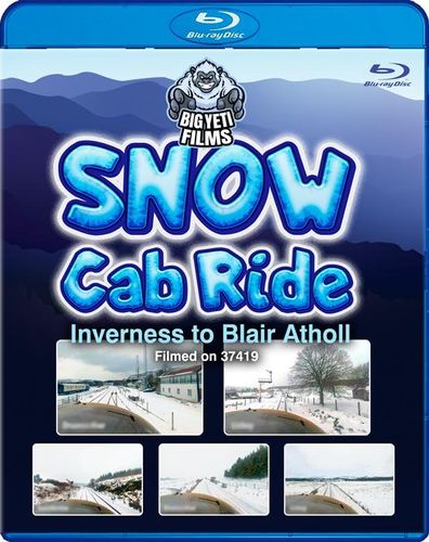 Snow Cab Ride: Inverness to Blair Atholl. Blu-ray