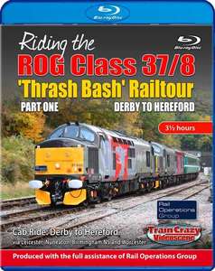 Riding the ROG Class 37-8 Thrash Bash Railtour - Part One - Derby to Hereford - Blu-ray