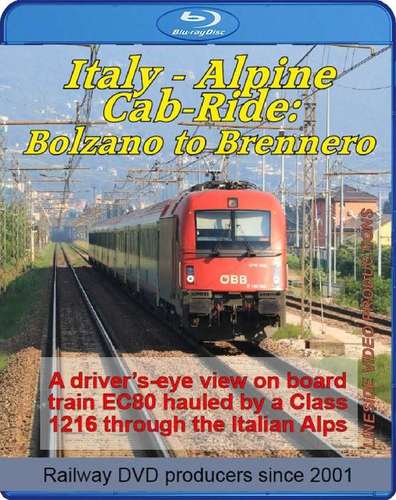 Italy - Alpine Cab-Ride: Bolzano to Brennero. Blu-ray
