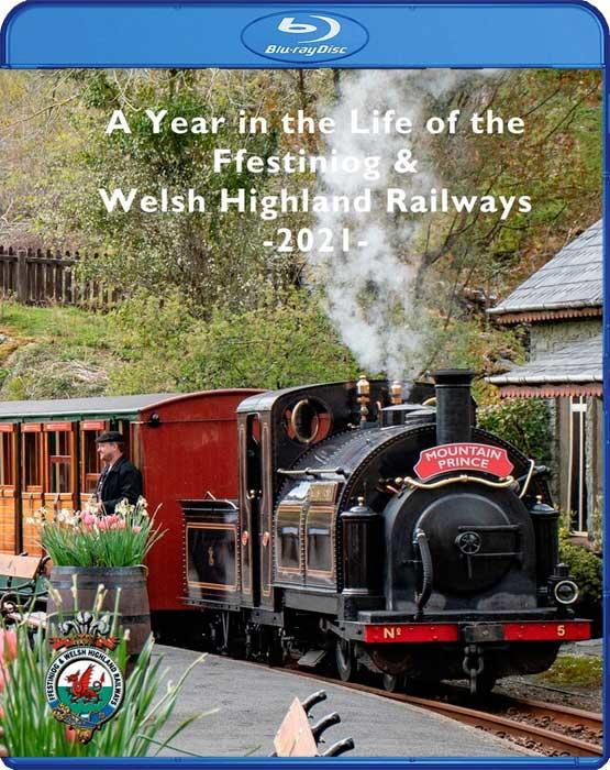 A Year in the Life of the Ffestiniog & Welsh Highland Railways 2021. Blu-ray
