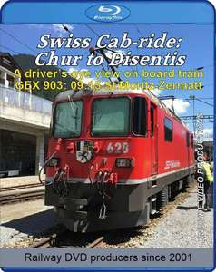 Swiss Cab-ride: Chur to Disentis 2019. Blu-ray