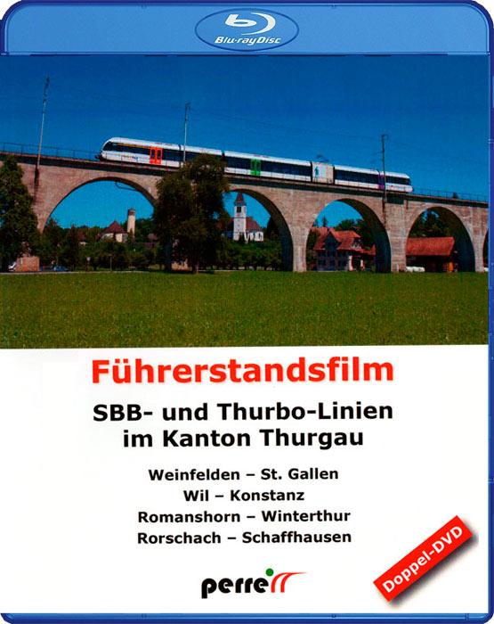 SBB and Thurbo lines in the Canton of Thurgau. Blu-ray
