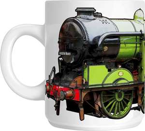Leander 5690 Steam Engine Mug Vintage Steam Train Stoneware Mug
