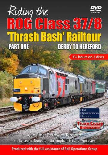 Riding the ROG Class 37-8 Thrash Bash Railtour - Part One - Derby to Hereford