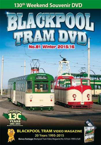 Blackpool Tram DVD No.81 - Winter 2015 - 2016