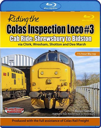 Riding the Colas Inspection Loco #3. Blu-ray