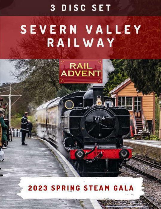 Severn Valley Railway Spring Steam Gala 2023. Bluray 3 Disc Set