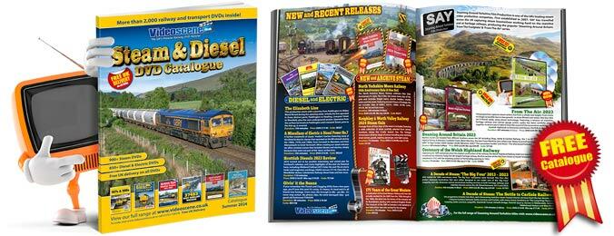 Videoscene - Railway and Transport DVDs. Railway DVD, Train DVD