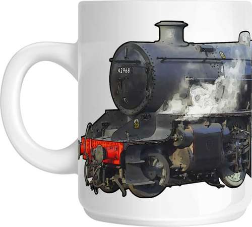 The Steam Mug Collection No5 - LMS Stanier Mogul No 42968