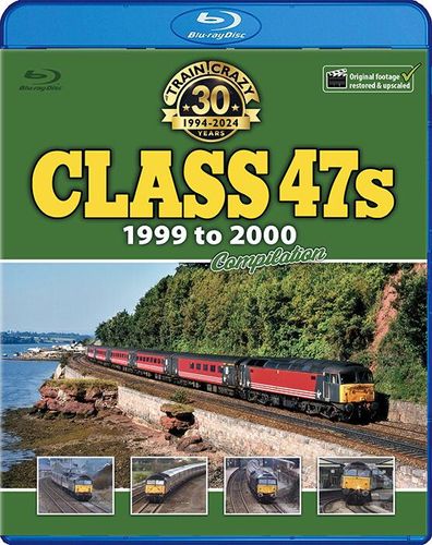 Train Crazy 30 Years: Class 47s 1999 to 2000 Compilation. Blu-ray